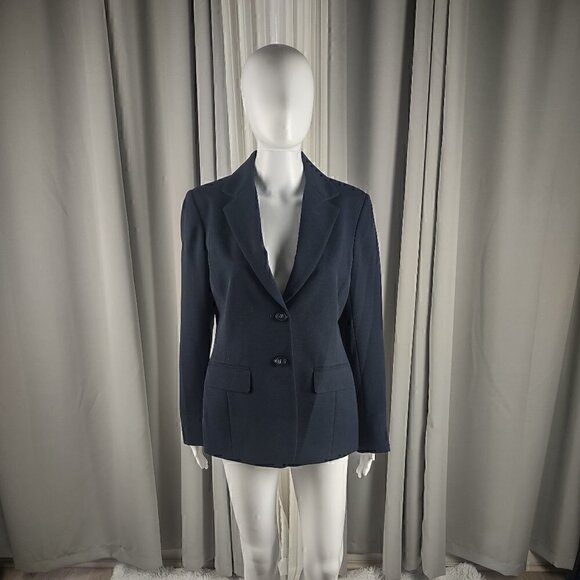 Emma James (Liz Claiborne Co) Women's Black Professional Blazer Jacket Size 6 - Picture 1 of 13